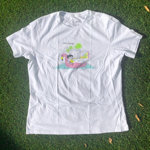 Palm Springs Tshirt Womens Large Rappi - Picture 1 of 7